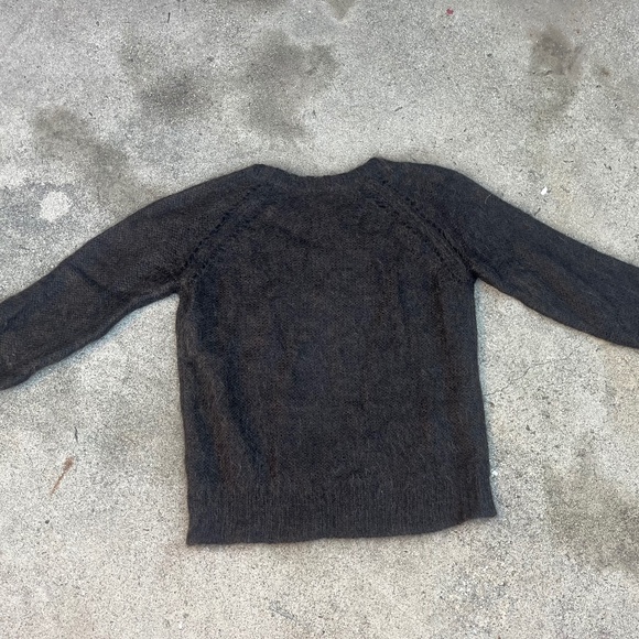 Isabel Marant mohair sweater made in Italy dark brown superkid pullover small xs - Picture 8 of 10